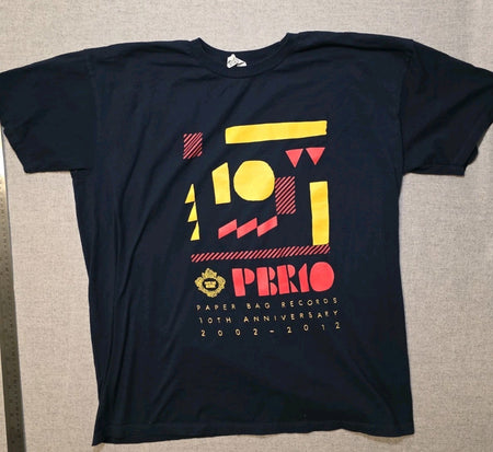 Paperbag Records 10th Anniversary Tshirt   Size XL0