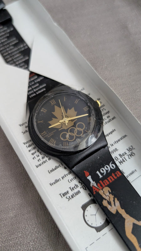 McDonalds Official Olympic Seiko Wristwatch Watch 1996 Atlanta Olympics Canadian