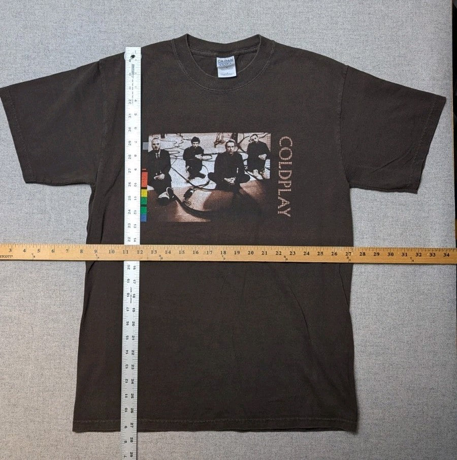 Coldplay  Twisted Logic  2005 Tour Shirt SzM2