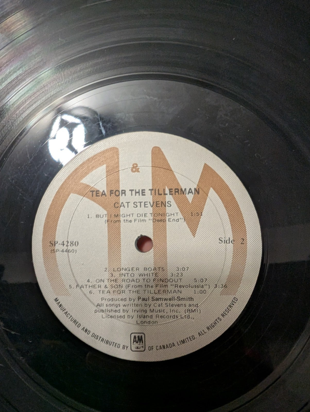 Cat Stevens   Tea For The Tillerman VG+/VG 1974 Ultrasonic Clean Vinyl7