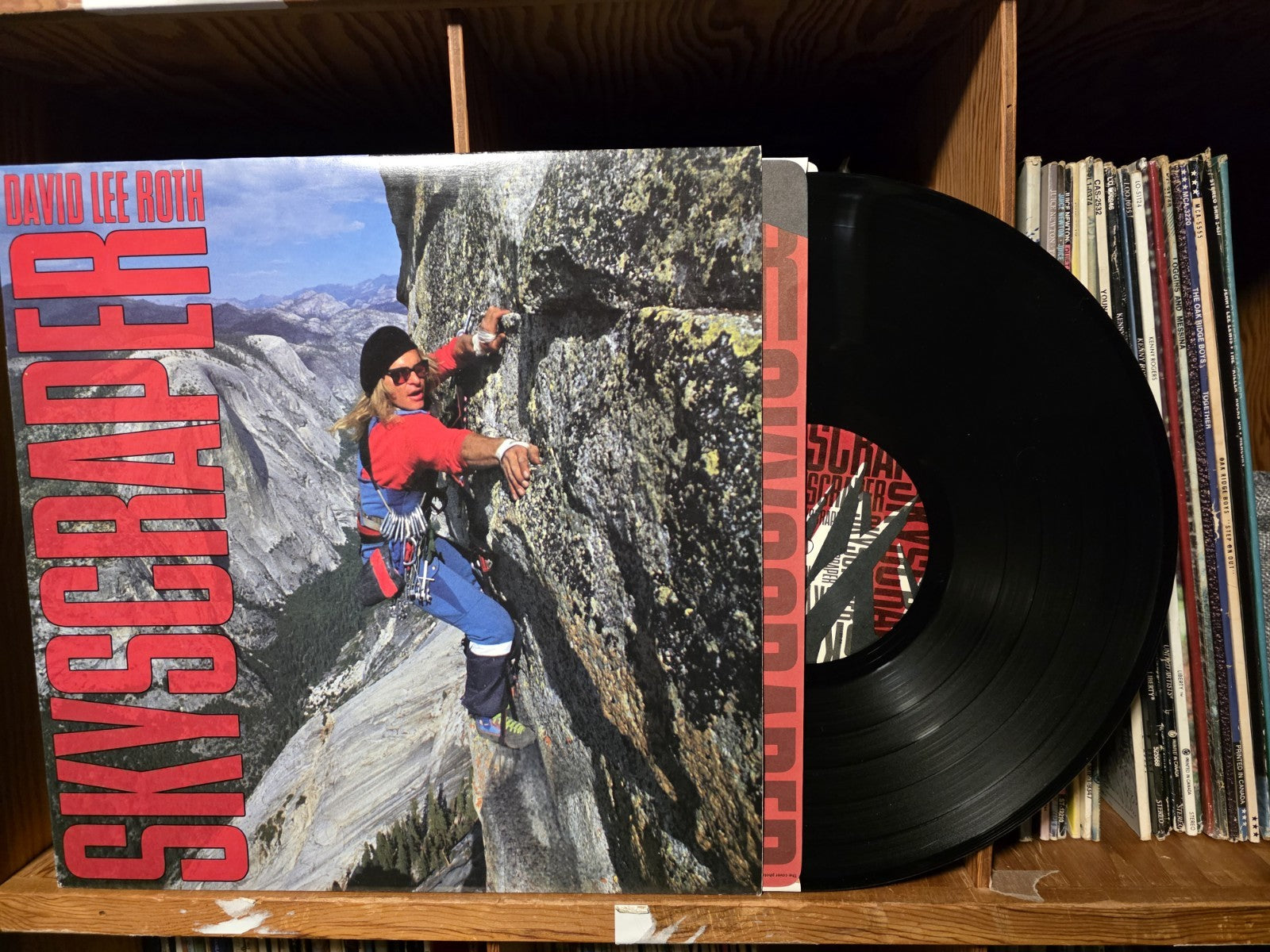 David Lee Roth Skyscraper LP 1988 Warner Bros 1 25671 Vinyl Hard Rock VG+2