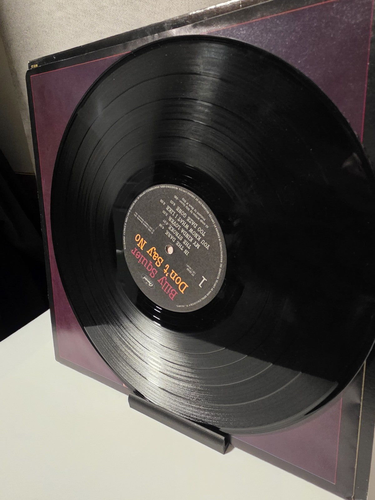 Billy Squier   Don't Say No (LP, 1981 Capitol Records ST 12146) Vinyl5