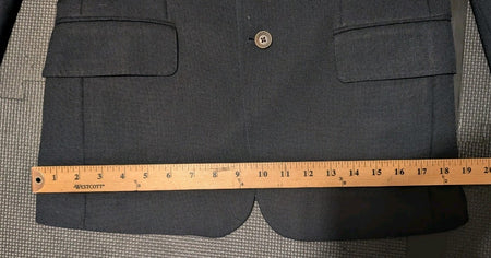 Arnold Brandt Dark Navy Blue Mohair Blend Blazer 40R 4054512