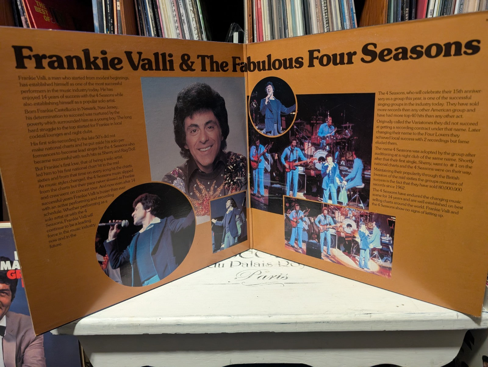Greatest Hits of Frankie Valli & the Four Seasons, K Tel 2 Album LP Set  VG+2