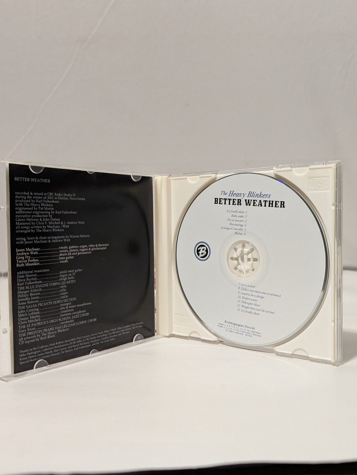 The Heavy Blinkers - Better Weather - CD - 2001