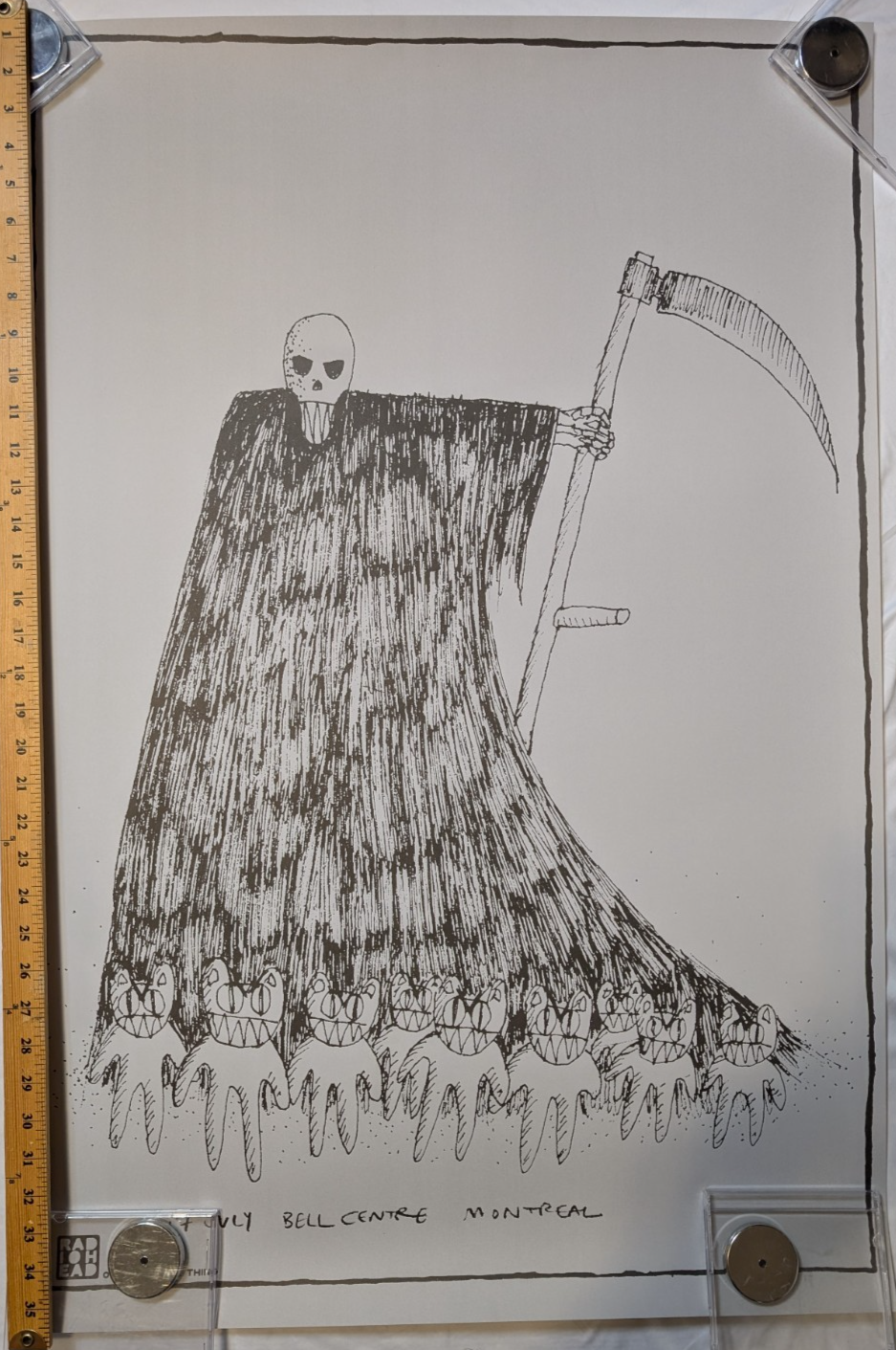 Radiohead  Concert Poster   Thom Yorke   7 17/2018  Montreal Bell Centre1
