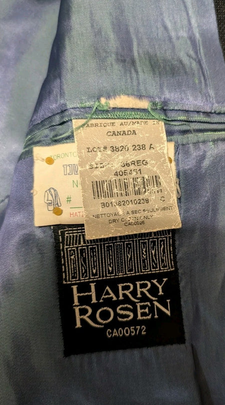 Arnold Brandt Dark Navy Blue Mohair Blend Blazer 40R 4054517