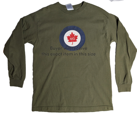 Matthew Good  Amnesty International  Canadian   Band Long Sleeve szM  RARE  0