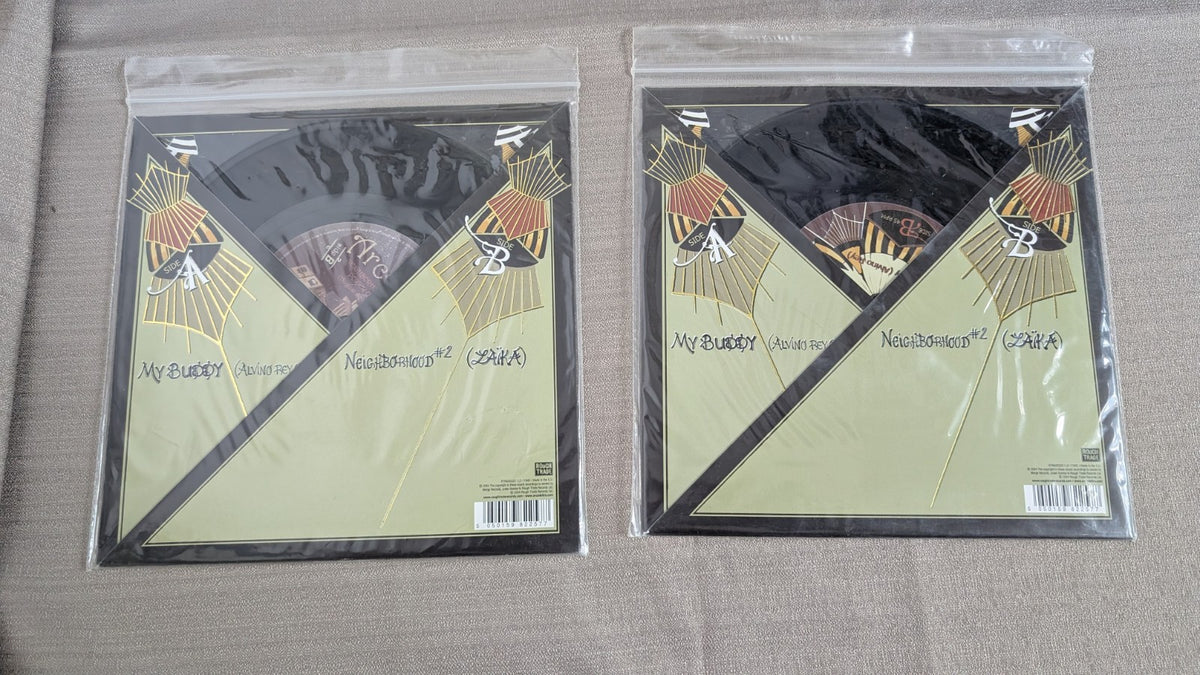 ARCADE FIRE 7" Records Laika + Misprint Copy Of #3 In #2 Sleeve. 