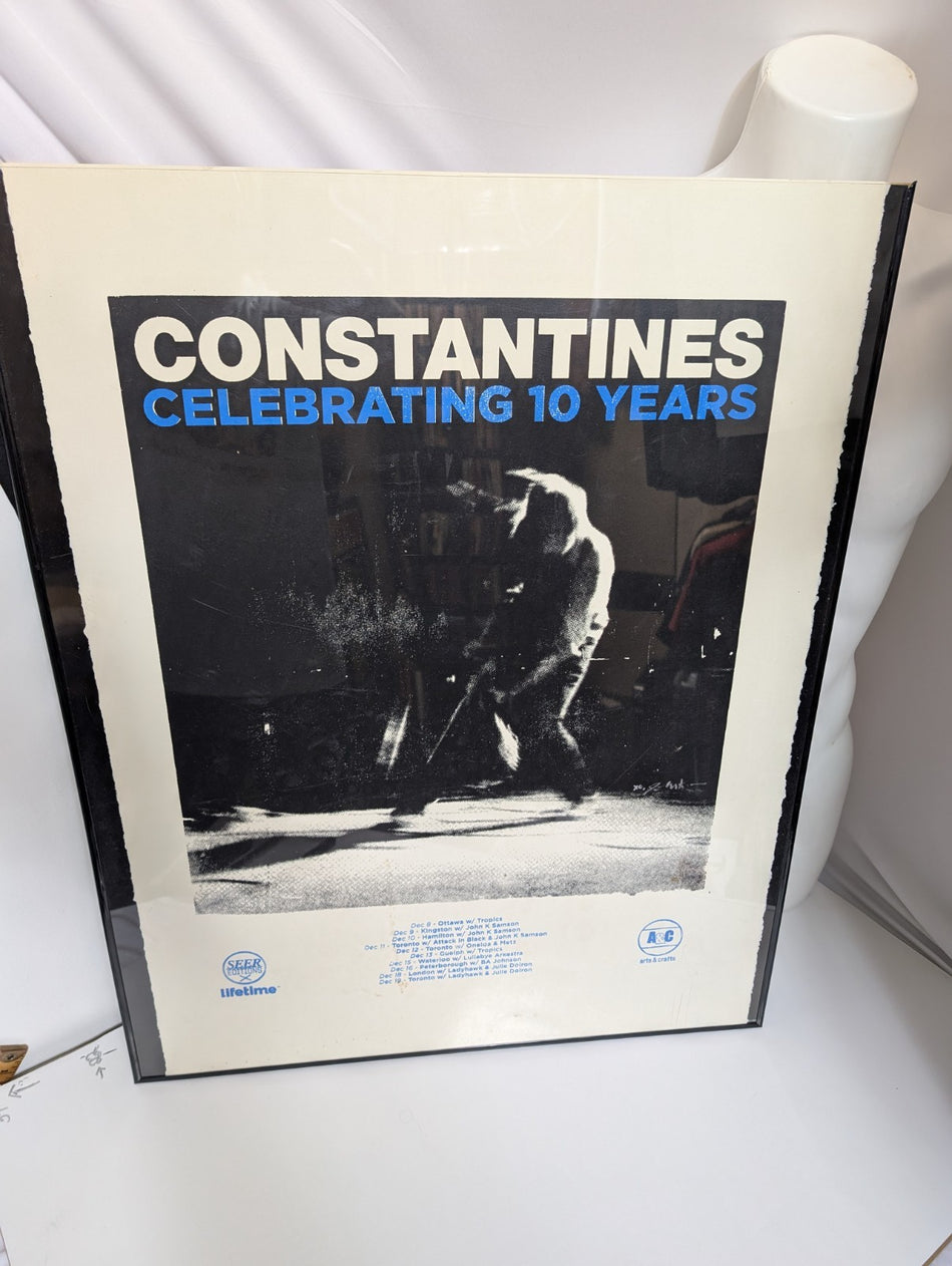 Constantines + Celebrating 10 Years  screen print0