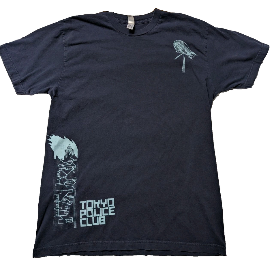 Tokyo Police Club   Band T shirt   Size Large0