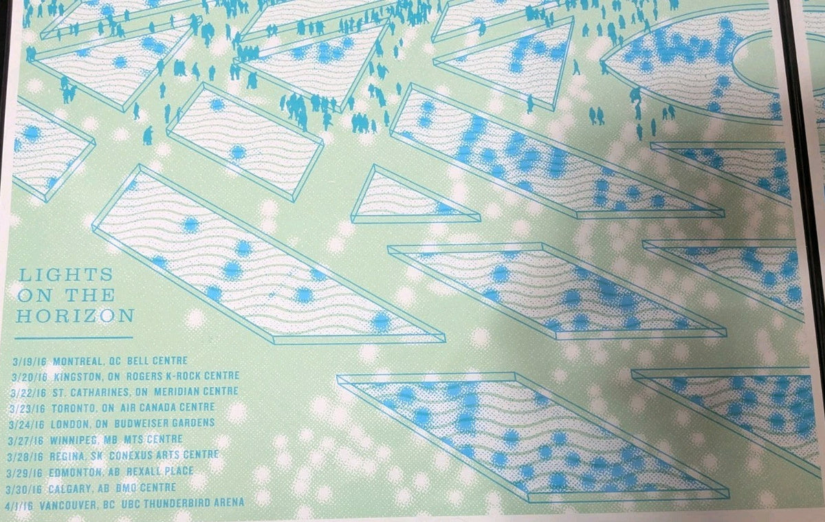 Death Cab For Cutie - Metric - 2xScreenPrint - 