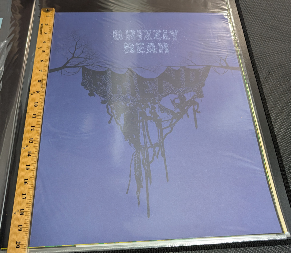Grizzly Bear   friend  screen print   2007 0