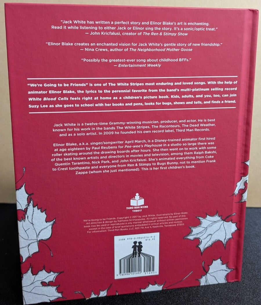 Were Going To Be Friends White Stripes Book With Inlcuded 7" Record *Unopened* 