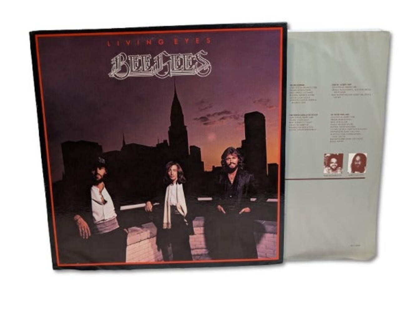 BEE GEES - LIVING EYES -LP- ALBUM-1981-#RX-1-3098 OG SLEEVE