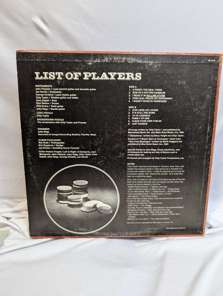 CHIP TAYLOR - CHIP TAYLOR'S LAST CHANCE -LP- ALBUM - 1973 #BS 2718 W/OG POSTER