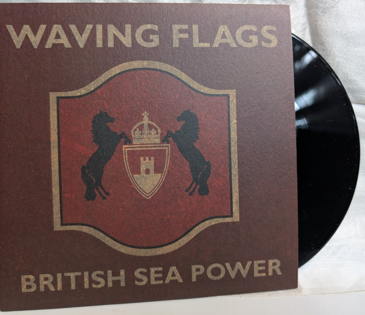 BRITISH SEA POWER   WAVING FLAGS   7" RECORD X20