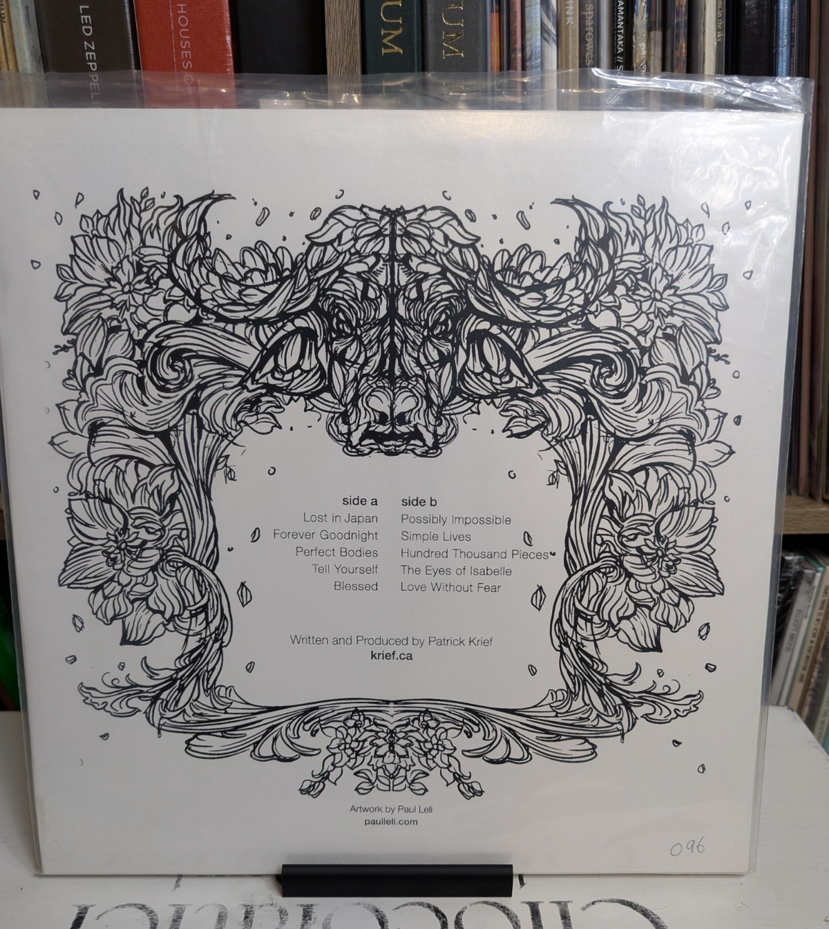 Krief– Hundred Thousand Pieces 2013 Rare Jacket Variant   Autographed   Record3