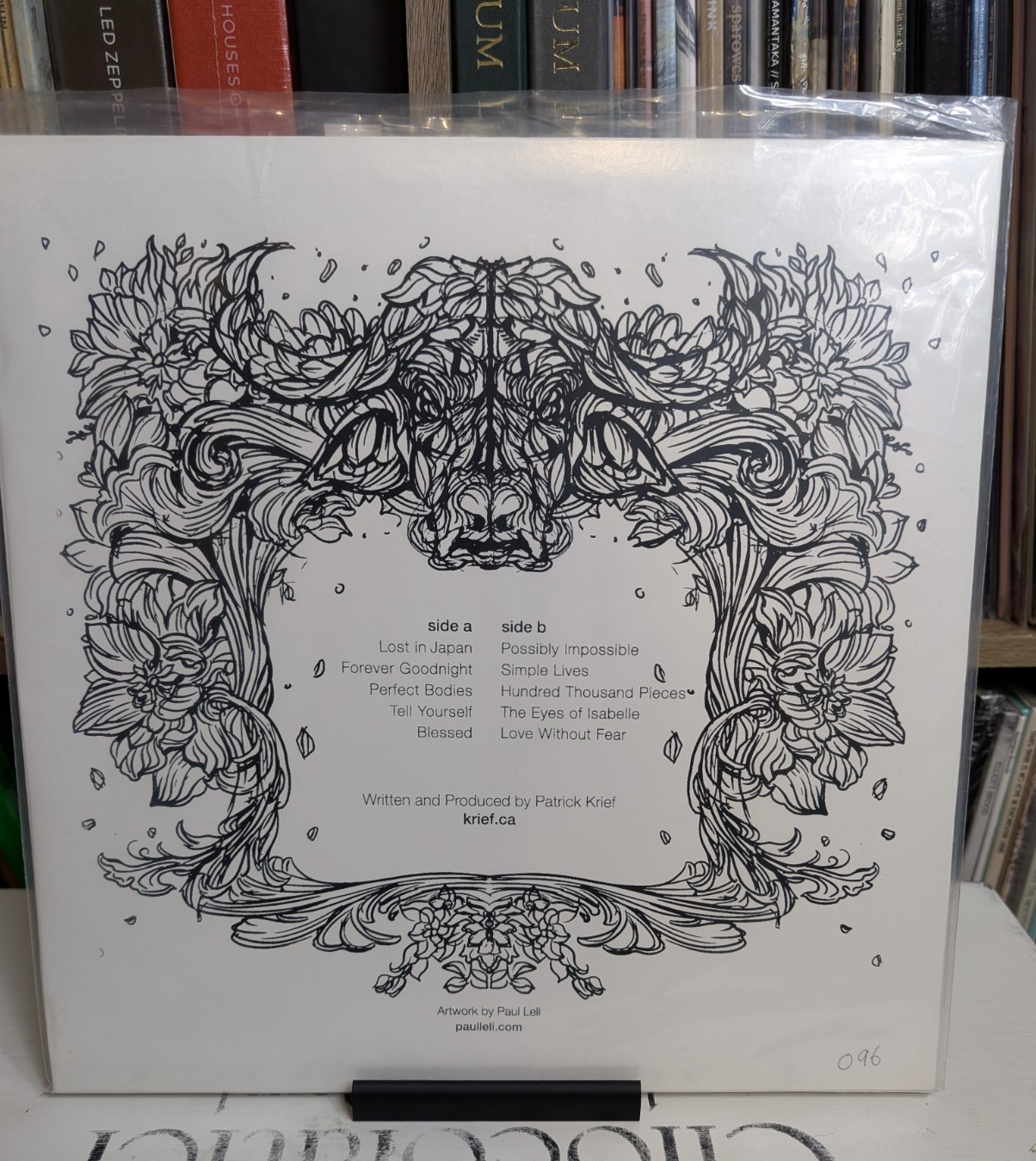 Krief– Hundred Thousand Pieces 2013 Rare Jacket Variant   Autographed   Record3