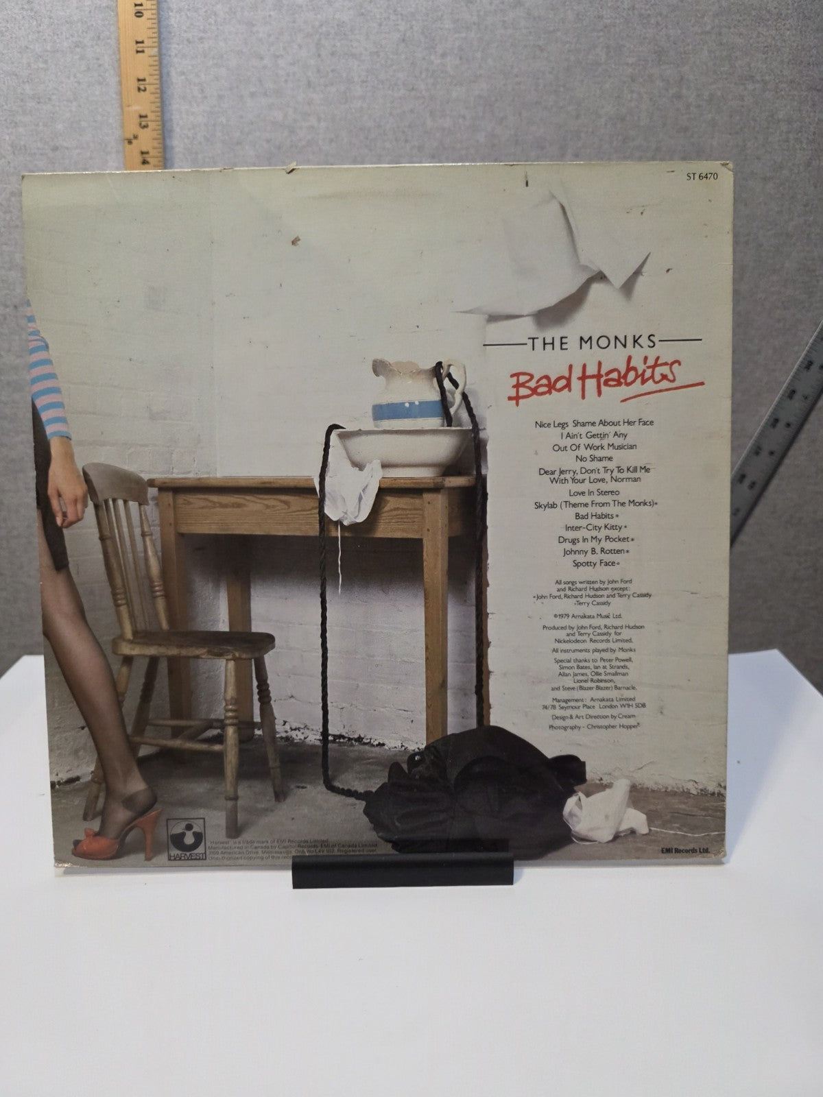 The Monks - Bad Habits - 12" Record -ST-6470 - Canada - 19804