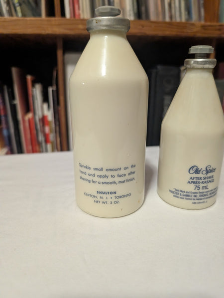 2 VINTAGE OLD SPICE BOTTLES (75ml) (3 Oz) 2