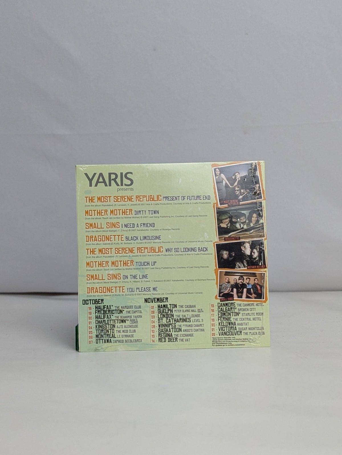 Yaris Presents   Various   CD  Compliation   2007   *sealed* *new*1