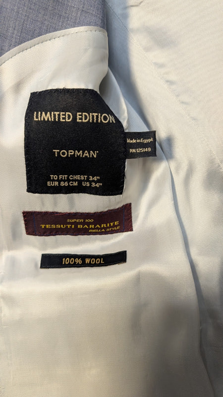 Topman -Limited Edition Suit Jacket- Super 100 - Tessuti - NWT5
