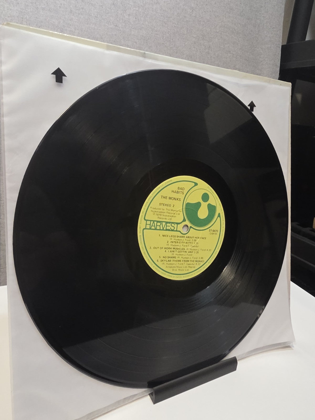 The Monks - Bad Habits - 12" Record -ST-6470 - Canada - 198011