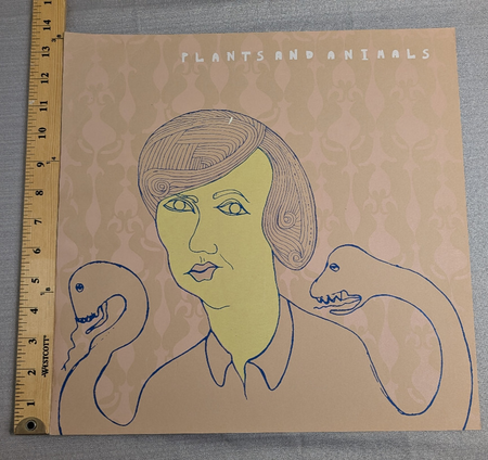 Plants and Animals - Silk Screened Band Poster