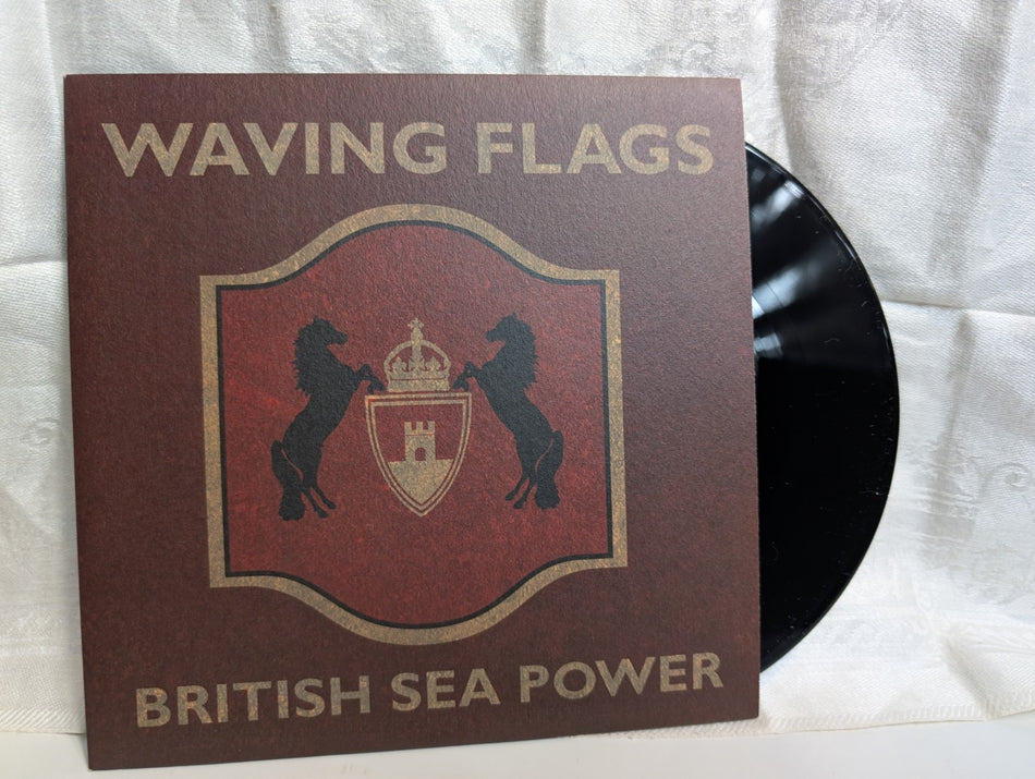 BRITISH SEA POWER - WAVING FLAGS - 7" RECORD X2