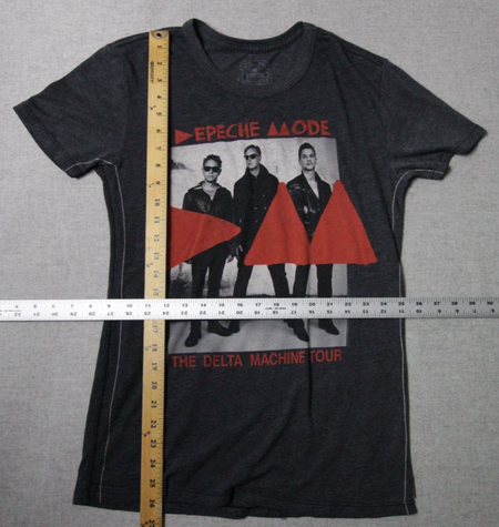 Depeche Mode   VIP T Shirt Delta Machine Tour   size Small.2
