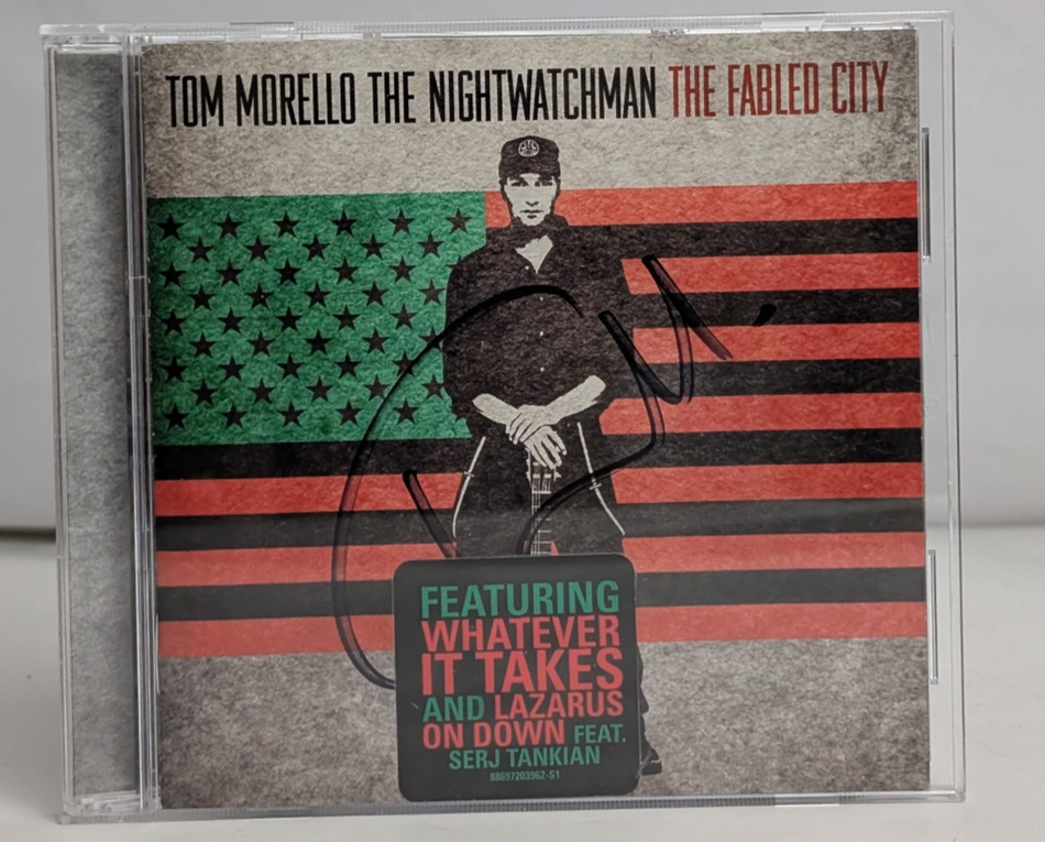 The Fabled CityTom Morello: The Nightwatchman*2008 – Canada*AUTOGRAPHED*