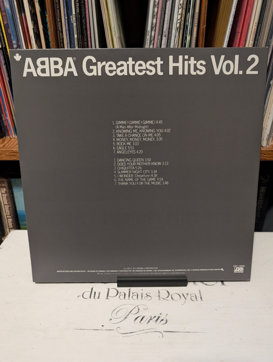 1979 ABBA Greatest Hits Vol. 2 Vinyl Atlantic XSD 16009 Canada VG+ Dancing Queen1