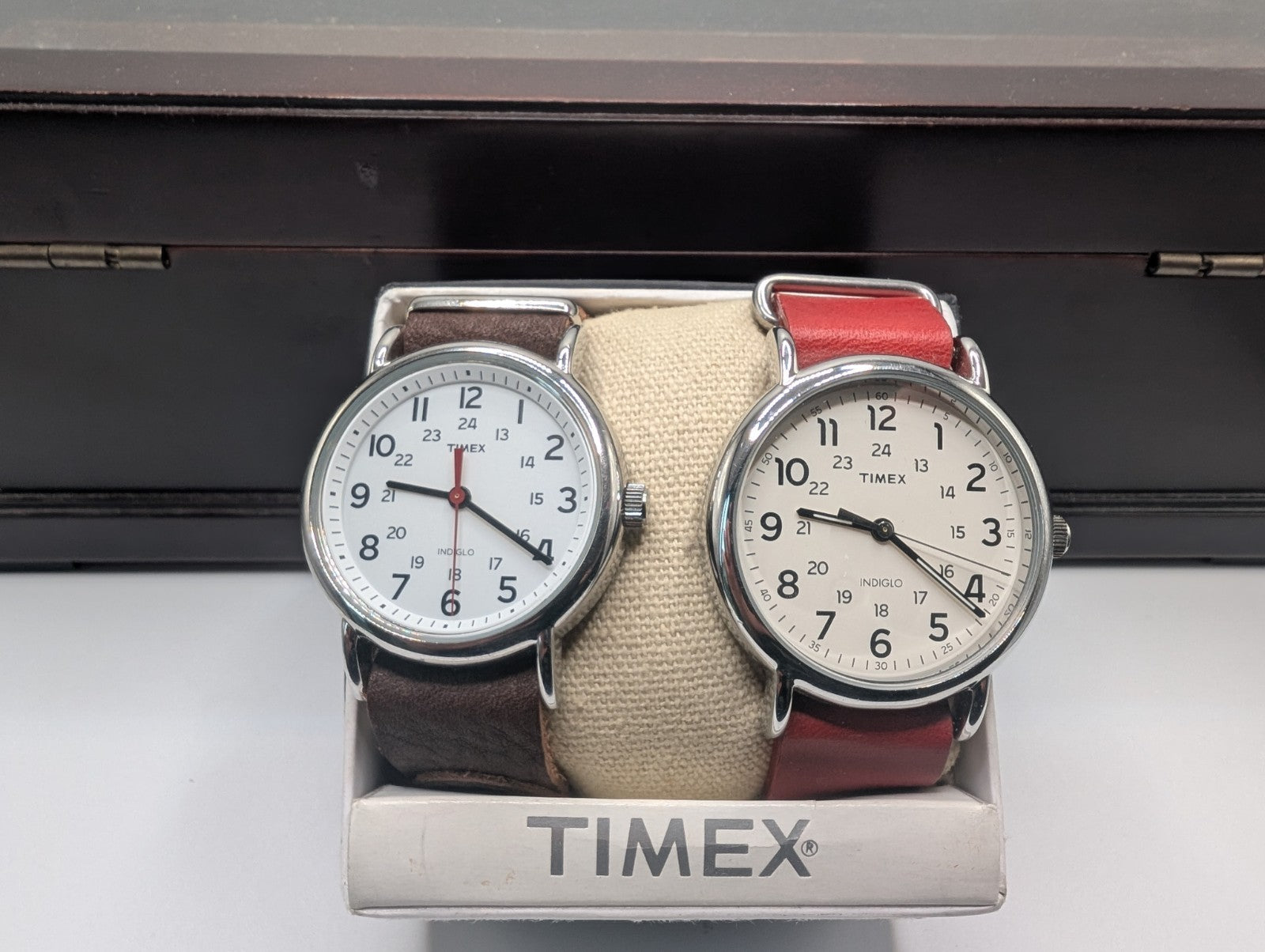 Timex   indiglo Wristwatch x2  Lot working0