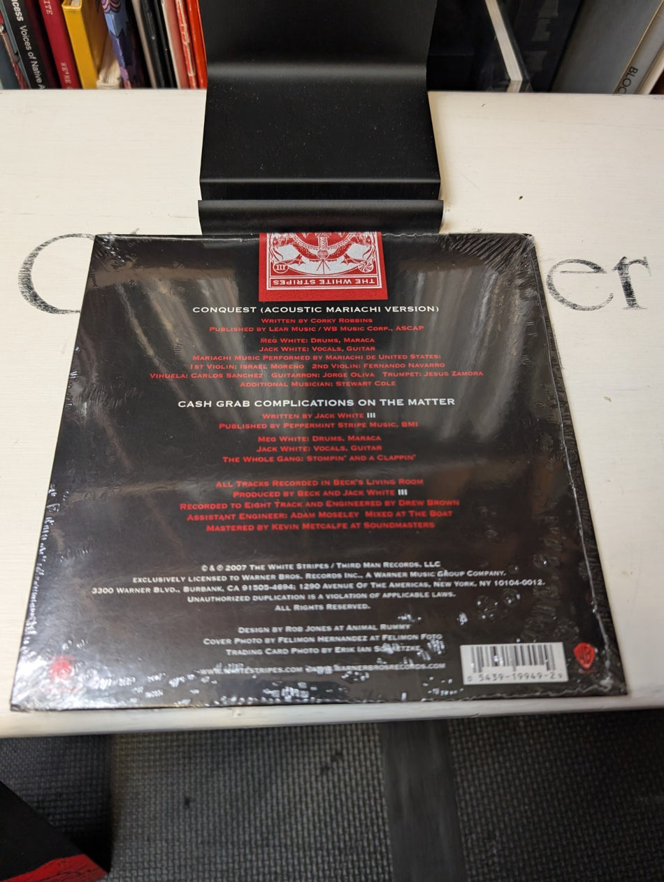 The White Stripes   Conquest single   double sided vinyl record1