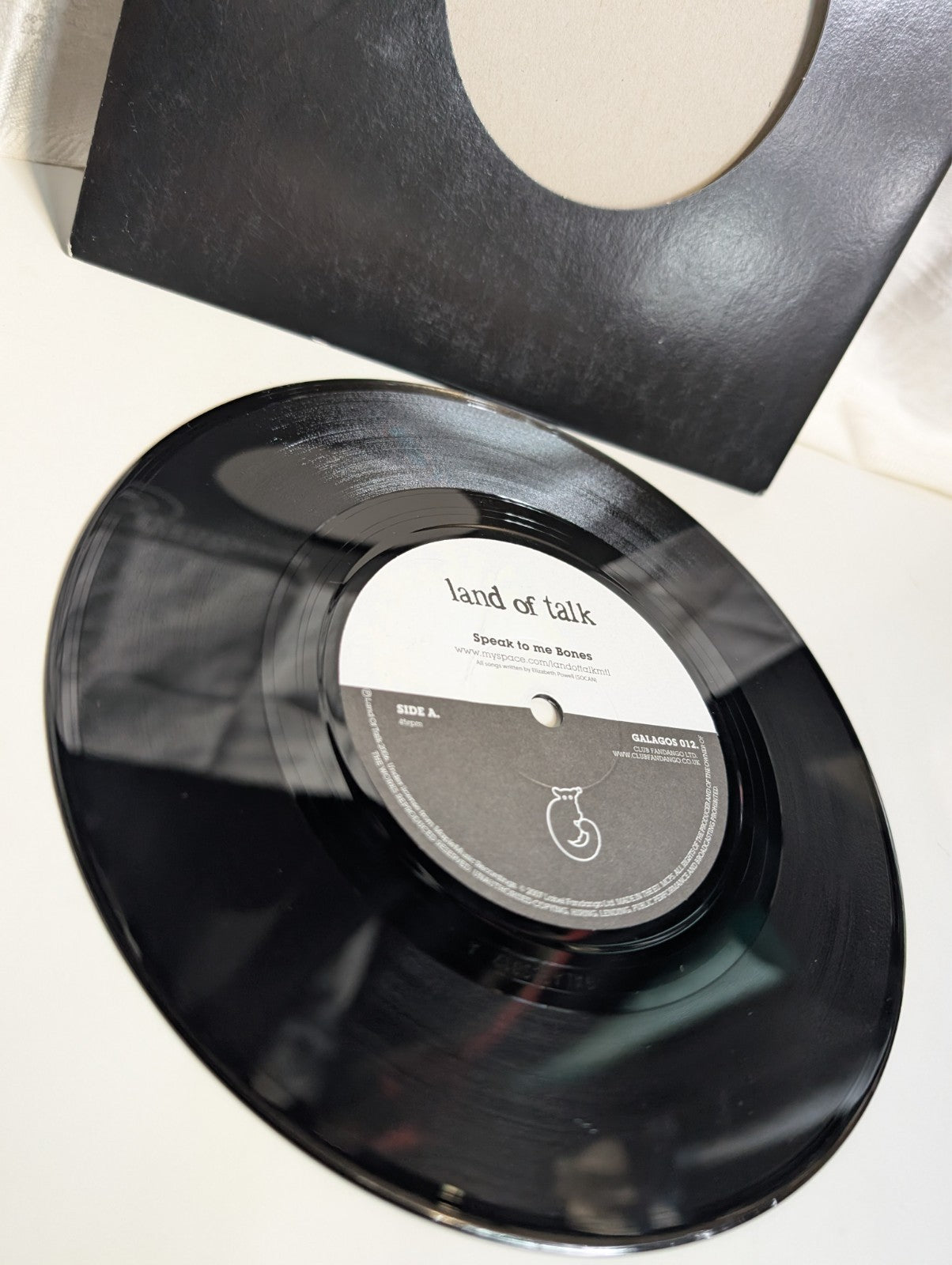 LAND OF TALK - SPEAK TO THE BONES -7" RECORD