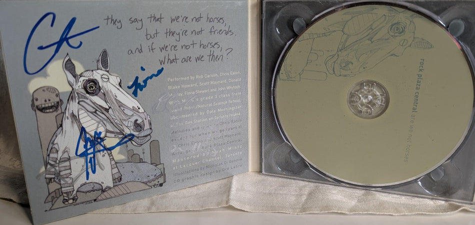Are We Not HorsesRock Plaza Central2006 – CanadaCD, Album*autographed*