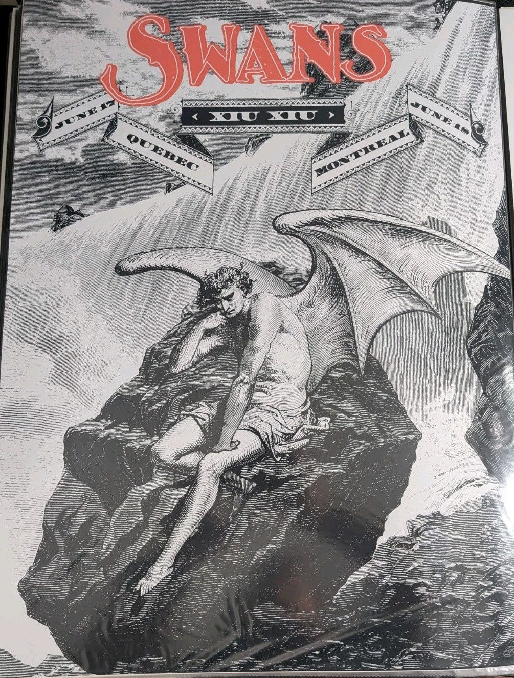 Swans - Montreal Quebec Official 2014 Concert Poster