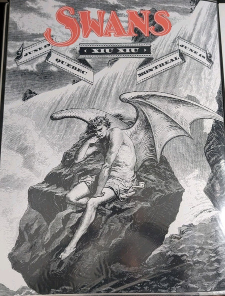 Swans - Montreal Quebec Official 2014 Concert Poster