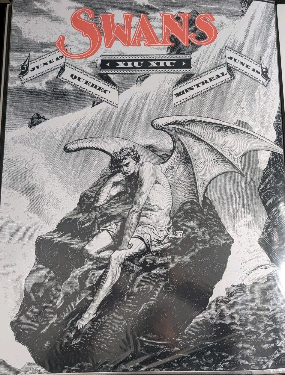 Swans - Montreal Quebec Official 2014 Concert Poster