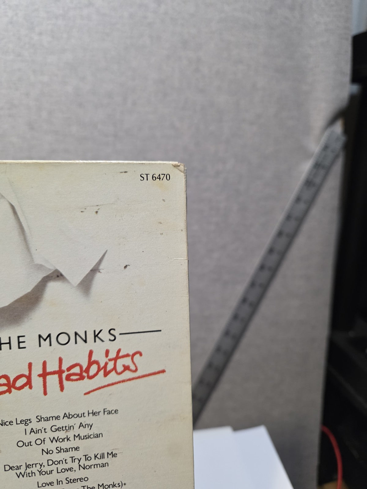 The Monks - Bad Habits - 12" Record -ST-6470 - Canada - 19805