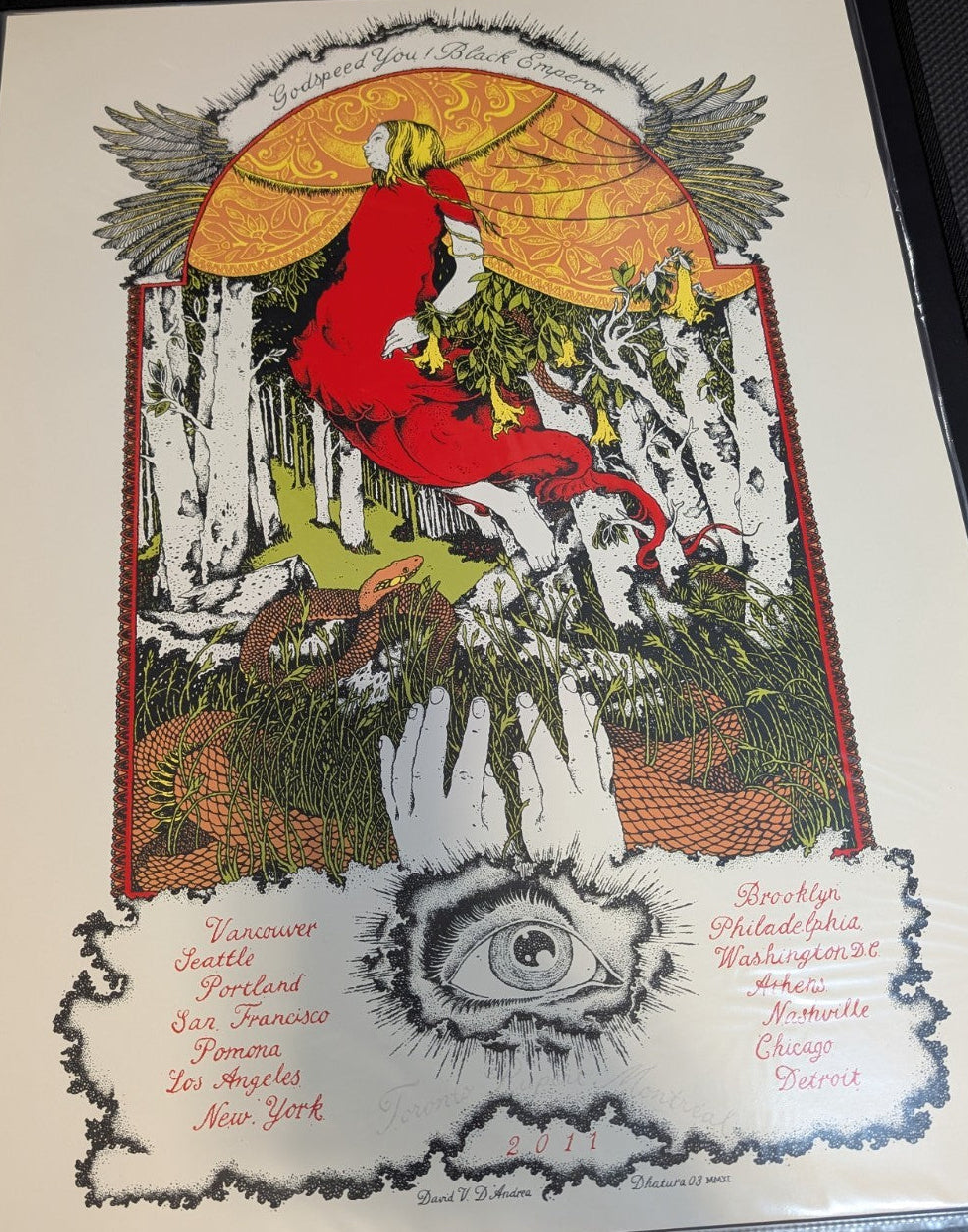 Godspeed You! Black Emperor 2011 U.S. Poster