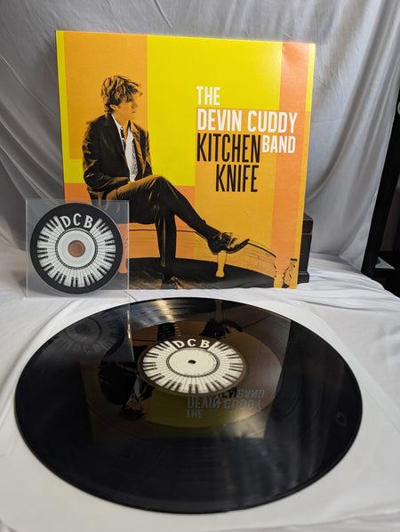 THE DEVIN CUDDY BAND  KITCHEN KNIFE   12" RECORD 7