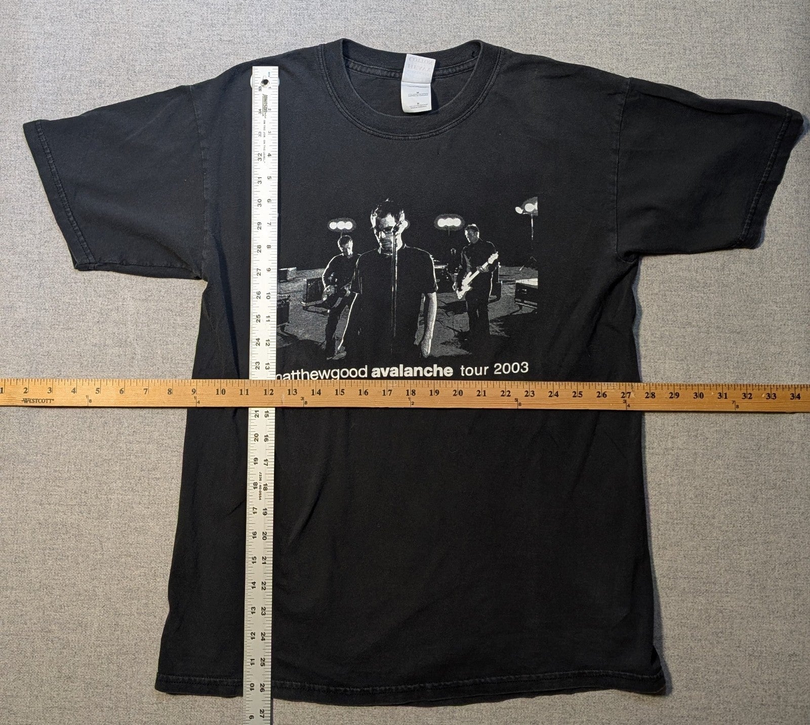 Matthew Good   2003 Avalanche Tour Shirt   SzM   AUTHENTIC10