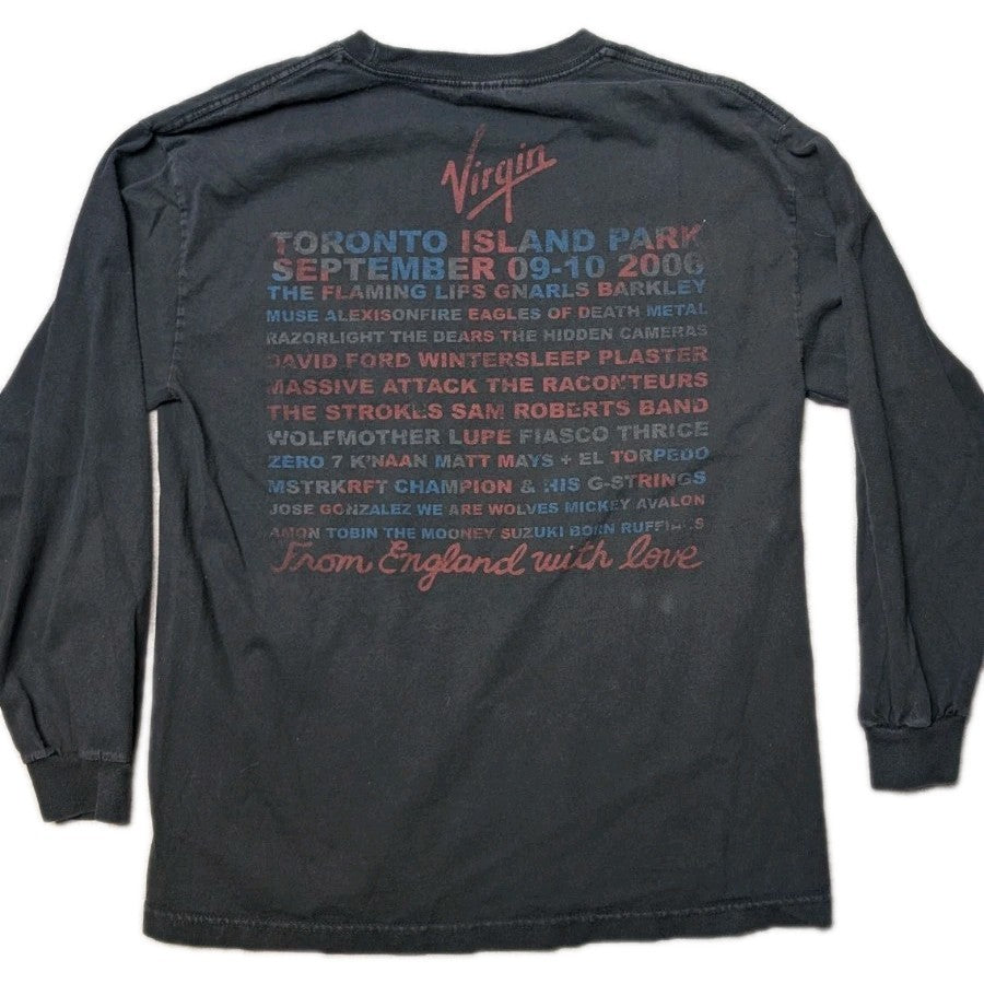 Virgin Music Festival Long Sleeve  Large   2006   VTG1