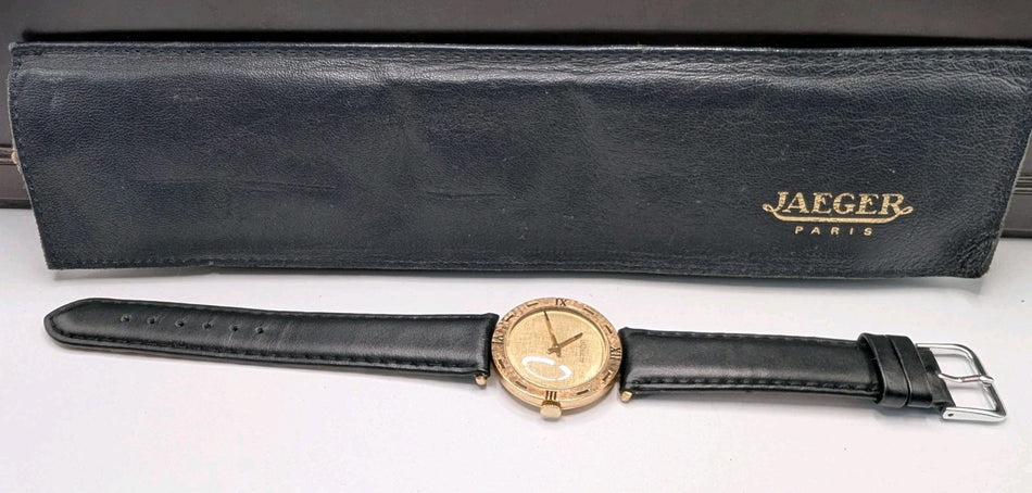 Vintage LeCoultre 10K Gold Filled Wrist Watch 17 Jewels0