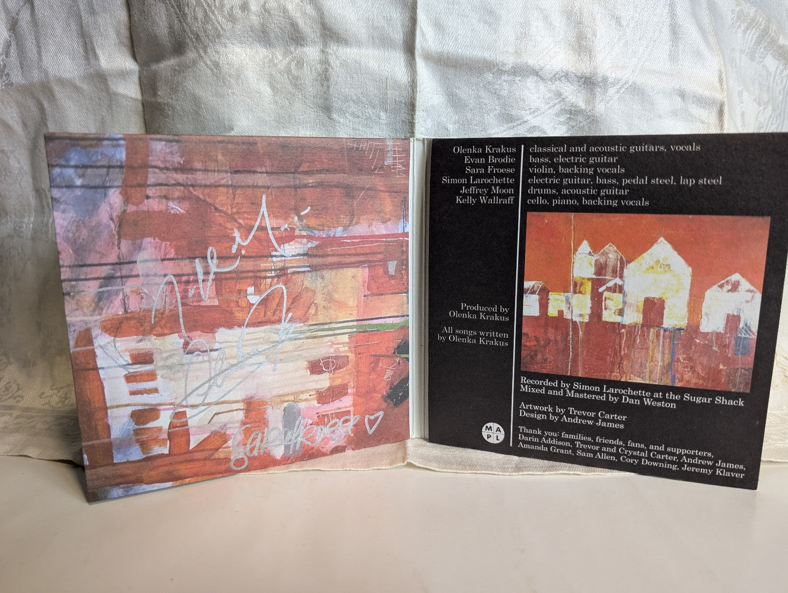 Hard TimesOlenka & The Autumn Lovers*2012 – CanadaCD, EP *AUTOGRAPHED*