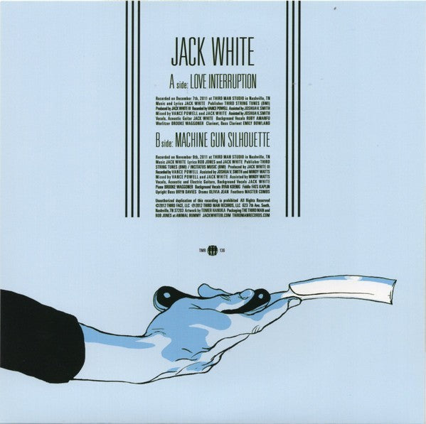 Jack White (2) Love Interruption 7" VINYL RECORD1