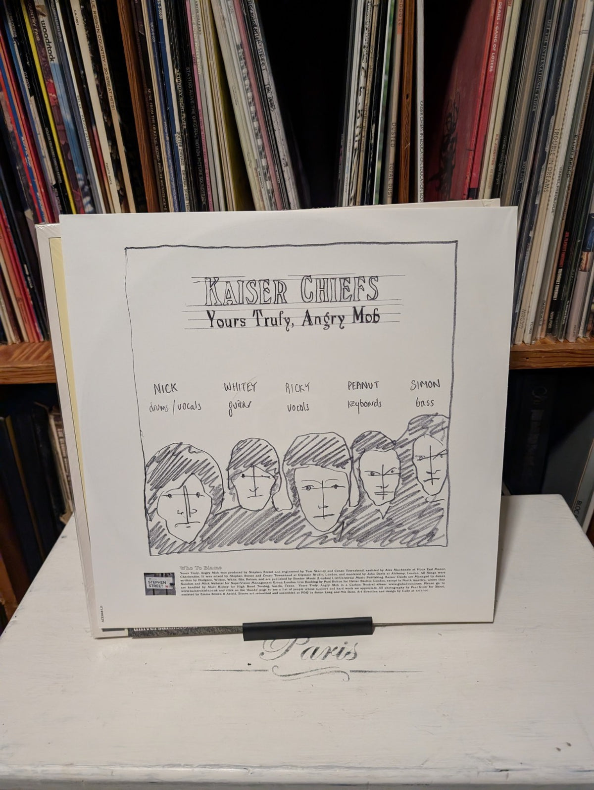 KAISER CHIEFS   YOURS TRULY, ANGRY MOB  LMT, YLW, GREEN "12 RECORD3