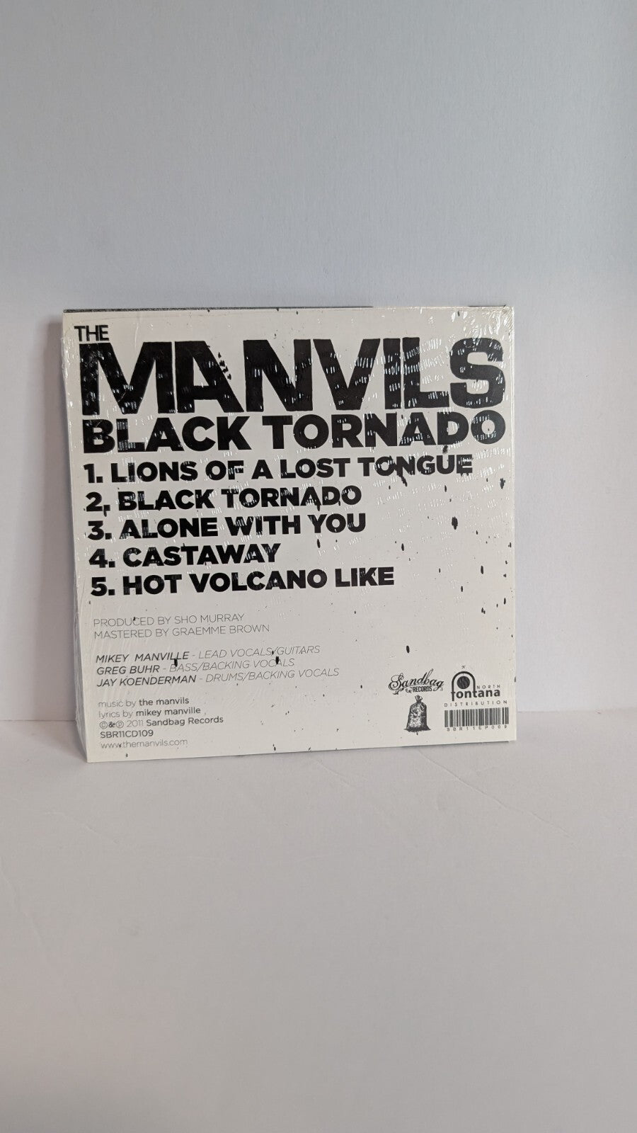 THE MANVILS - BLACK TORNADO  (EP) *NEW*